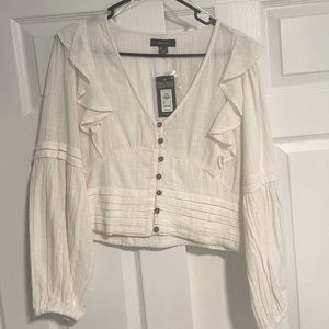 NWT primary light and airy top, white/ivory